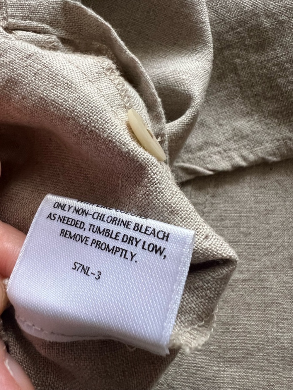 Eileen Fisher Linen Skirt XL Beige A-Line Minimalist - Picture 10 of 10